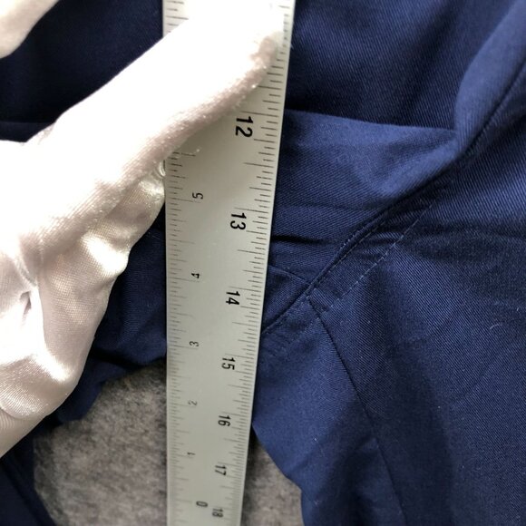 NWT Med Couture Maternity Scrub Pants Womens M Navy Blue Over Belly Straight - Picture 8 of 12